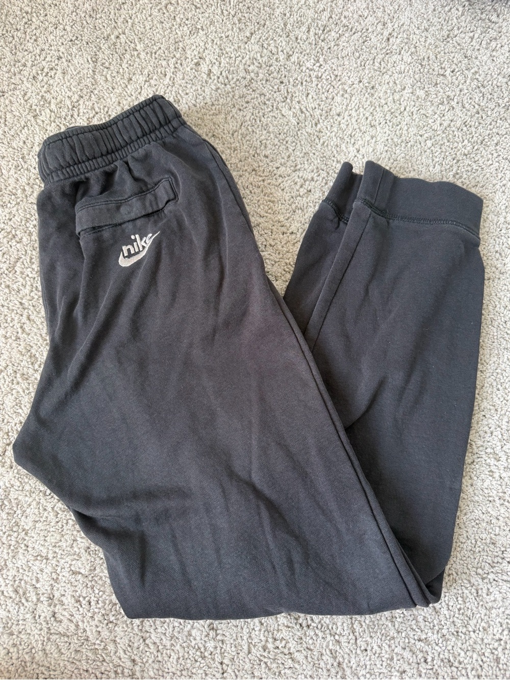 Nike Sweatpants Kids Extra Large Black Fleece Joggers